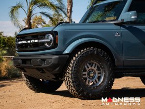 Ford Bronco Custom Wheels (1) - Six Speed - Titanium - 17 X 8.5 / 6 x 5.5 / 25mm / 5.75" - Icon 